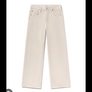 Citizens Of Humanity Almondette Low Rise Straight Jeans - Almond/Cream